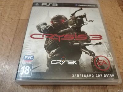 Лот: 13239132. Фото: 1. Crysis 3 PS3 / Лицензионный диск... Игры для консолей