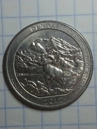 Лот: 10394910. Фото: 1. 25 центов США серия «Прекрасная... Америка