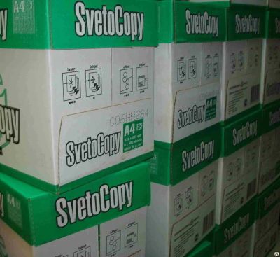 Лот: 10696618. Фото: 1. Бумага офисная Svetocopy A4 продажа... Бумага
