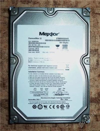 Лот: 2822481. Фото: 1. Жесткий диск 3.5", нерабочий... Жёсткие диски (HDD)