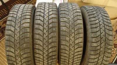Лот: 6132291. Фото: 1. шины зимние (шипы) bridgestone... Шины