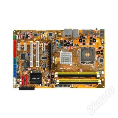 Лот: 218971. Фото: 1. Asus p5k se (S775, P35, 4DDR2-1066... Материнские платы