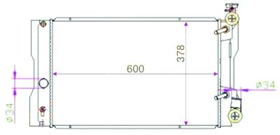 Лот: 3701010. Фото: 1. Радиатор toyota corolla/axio/allion... Двигатель и элементы двигателя