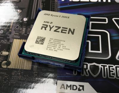 Лот: 16222596. Фото: 1. Процессор AMD Ryzen 5 3500X на... Процессоры