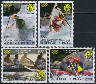 Лот: 25020365. Фото: 1. 1988. Нигер. Олимпийские игры... Марки