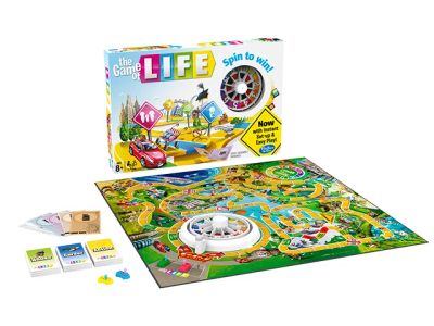 Лот: 4887775. Фото: 1. Игра 04000121 Игра в жизнь хазбро. Детские настольные игры