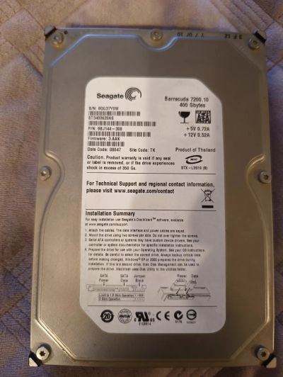 Лот: 21035151. Фото: 1. HDD Seagate 400 Гб. Жёсткие диски (HDD)