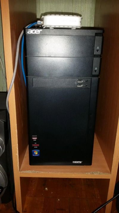 Лот: 6381851. Фото: 1. Процессор Acer aspire M1470 4гб-озу... Компьютеры в сборе