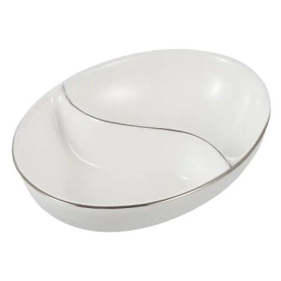 Лот: 24559049. Фото: 1. Икорница Gipfel Platinum, 12х9... Тарелки, блюда, салатники
