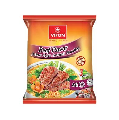 Лот: 20532090. Фото: 1. Лапша б/п VIFON со вкусом говядины... Другое (продукты)