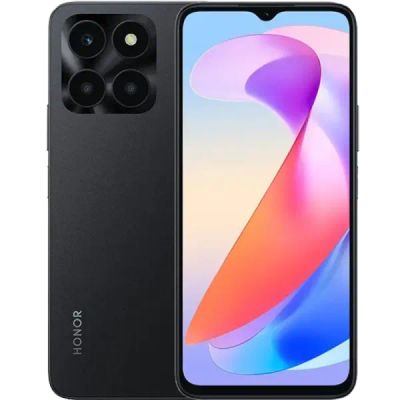 Лот: 22220774. Фото: 1. Смартфон HONOR X6a 4/128GB Черный... Смартфоны