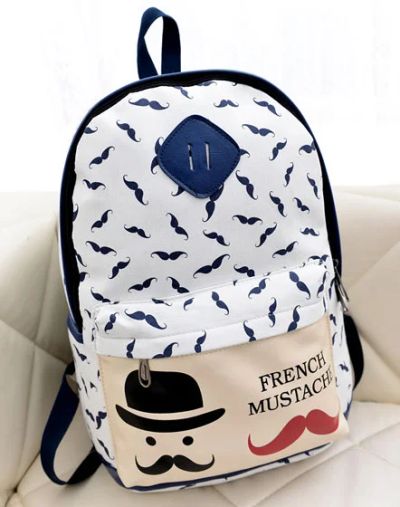 Лот: 7314369. Фото: 1. Рюкзак French Mustache 43х30х15см... Рюкзаки