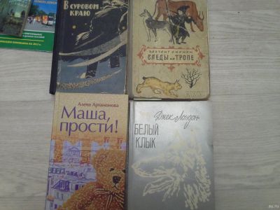 Лот: 14787601. Фото: 1. Книги "Белый клык", "Маша, прости... Художественная