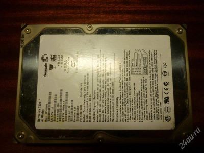 Лот: 1734214. Фото: 1. SEAGATE BARRACUDA 7200.7 40 Gbytes. Жёсткие диски (HDD)