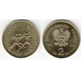 Лот: 3033403. Фото: 1. Польша. 2 злотых. XXVIII Олимпийские... Европа