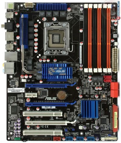 Лот: 3006005. Фото: 1. Материнская плата Asus P6T SE... Материнские платы