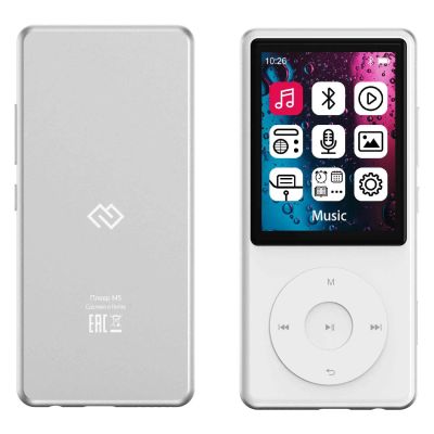Лот: 24661079. Фото: 1. MP3-плеер Digma M5 BT 16GB White. Плееры
