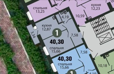 Лот: 9974866. Фото: 1. 1 комн. Академгородок, д. 1, кв... Квартиры, студии