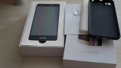 Лот: 11217330. Фото: 1. Xiaomi Mi5, чёрный 3/64Гб в AnTuTu... Смартфоны