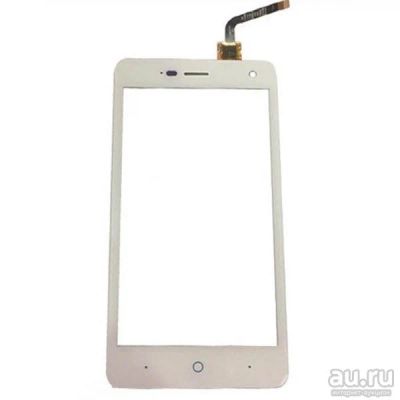 Лот: 8722541. Фото: 1. Тачскрин Zte Blade L3 белый. Дисплеи, дисплейные модули, тачскрины