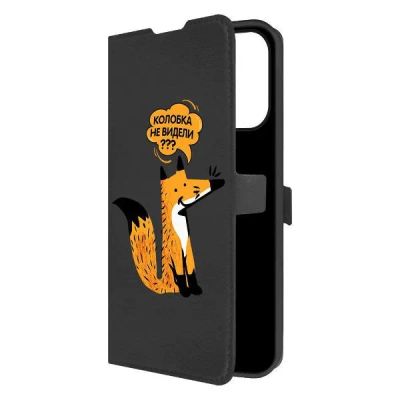 Лот: 25086211. Фото: 1. Чехол Krutoff Eco Book "Лиса... Чехлы, бамперы