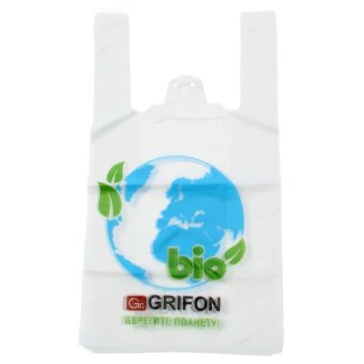 Лот: 16182737. Фото: 1. Пакет-майка GRIFON BIO Береги... Пакеты, мешки