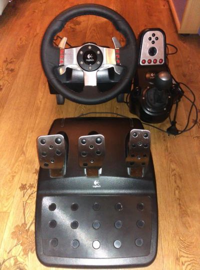 Лот: 4573548. Фото: 1. Руль Logitech G27. Рули, джойстики