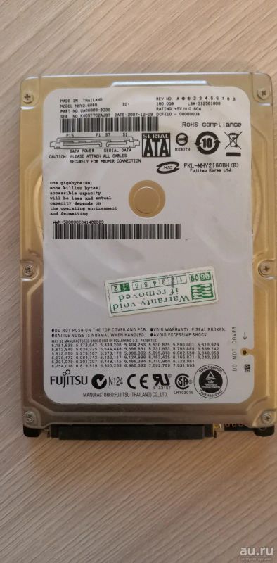 Лот: 15205415. Фото: 1. Жесткий диск 160 gb. Жёсткие диски (HDD)