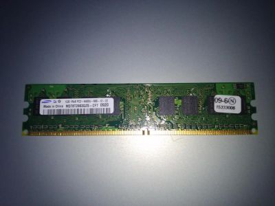 Лот: 7929679. Фото: 1. Samsung DDR2 1GB. Оперативная память