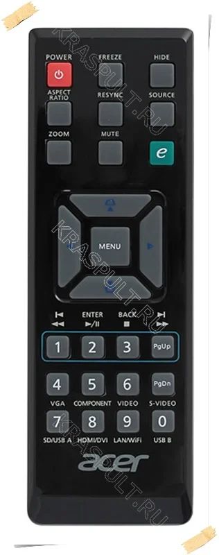 Лот: 11163376. Фото: 1. Пульт для проектора ACER P1500... Пульты ДУ
