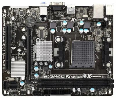 Лот: 24992984. Фото: 1. AM3+ Материнская плата AsRock... Материнские платы