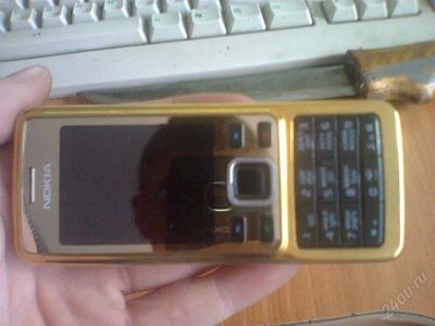 Лот: 2790771. Фото: 1. легендарная NOKIA-6300 цвет-золото... Кнопочные мобильные телефоны