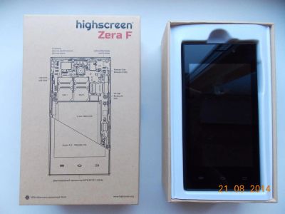 Лот: 4415611. Фото: 1. 4" Highscreen Zera F черный. Смартфоны