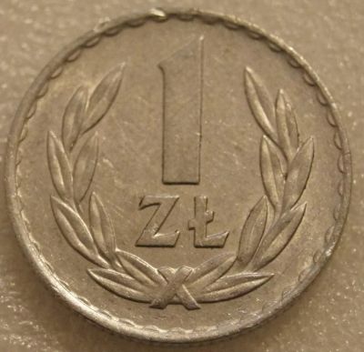 Лот: 7776230. Фото: 1. 1 злотый 1975 Польша. Европа
