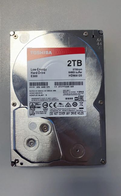 Лот: 21081283. Фото: 1. Жесткий диск Toshiba HDWA 120... Жёсткие диски (HDD)
