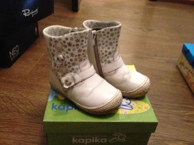 Лот: 5396080. Фото: 1. Сапоги Капика 25р на молнии с... Сапоги