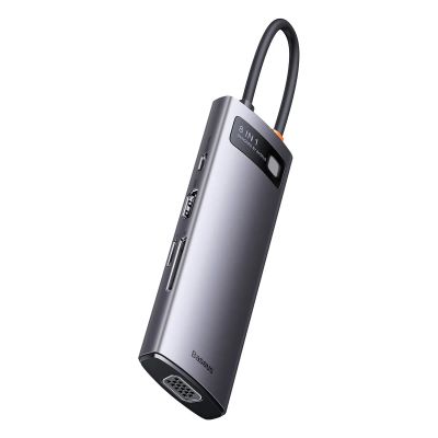 Лот: 21379894. Фото: 1. Хаб Baseus Metal Gleam Series... USB хабы