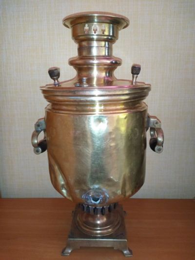 Лот: 15662910. Фото: 1. Самовар старинный. Предметы интерьера и быта