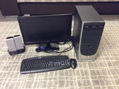 Лот: 6586844. Фото: 1. Компьютер C2D 8500/4 Gb/8800 GTX... Компьютеры в сборе