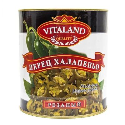 Лот: 20057314. Фото: 1. Перец халапеньо Виталэнд резаный... Овощи, фрукты, зелень
