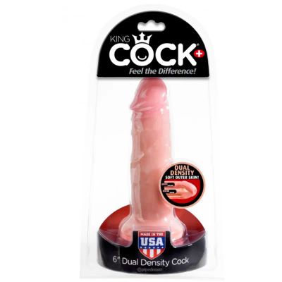 Лот: 19965342. Фото: 1. Фаллоимитатор King Cock 6&quot... Имитаторы