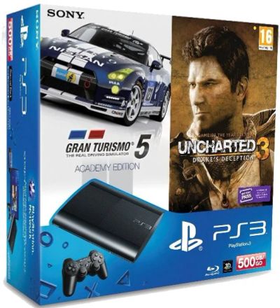 Лот: 2563797. Фото: 1. PS3 Super Slim 500gb в упаковке... Консоли