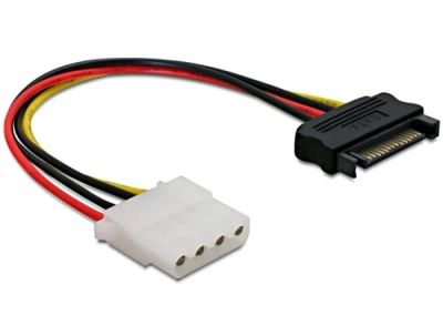 Лот: 5983524. Фото: 1. (sata-molex) Переходник питания... Шлейфы, кабели, переходники