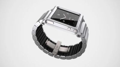 Лот: 5755860. Фото: 1. Ремешок lunaTik lynk silver для... Чехлы, бамперы