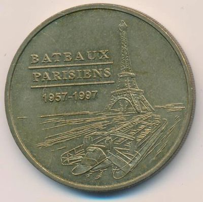 Лот: 17756009. Фото: 1. Франция 2004 жетон медаль Париж... Сувенирные