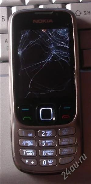Лот: 1257236. Фото: 1. Nokia 6303i classic разбитый. Кнопочные мобильные телефоны