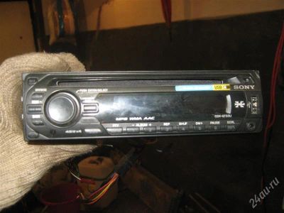 Лот: 1343755. Фото: 1. магнитола sony cdx gt33u с usb. Автомагнитолы