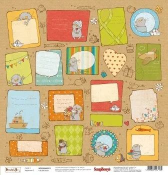 Лот: 5107549. Фото: 1. Бумага для скрапбукинга basik... Скрапбукинг