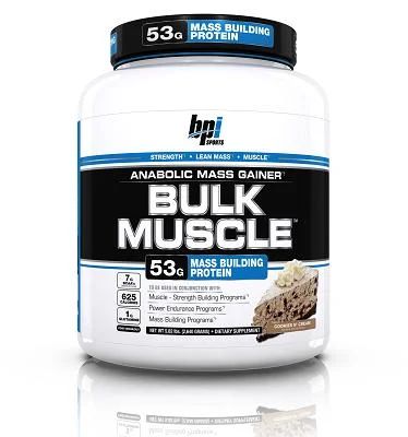 Лот: 7153635. Фото: 1. Гейнер Bulk Muscle 2640 гр Cookies... Спортивное питание, витамины