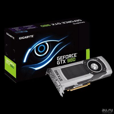 Лот: 9964591. Фото: 1. Видеокарта GTX 980 GigaByte GV-N980D5-4GD-B. Видеокарты